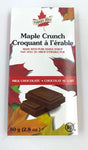 Maple Crunch Milk Chocolate Bar - 80g