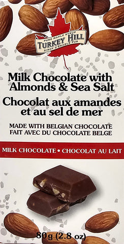Milk Chocolate with Almonds & Sea Salt - 80g