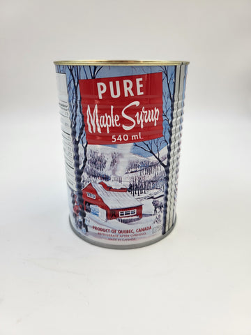 Maple Syrup Tin Can Candle